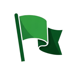 Green Flag Hauling & Junk Removal - Logo